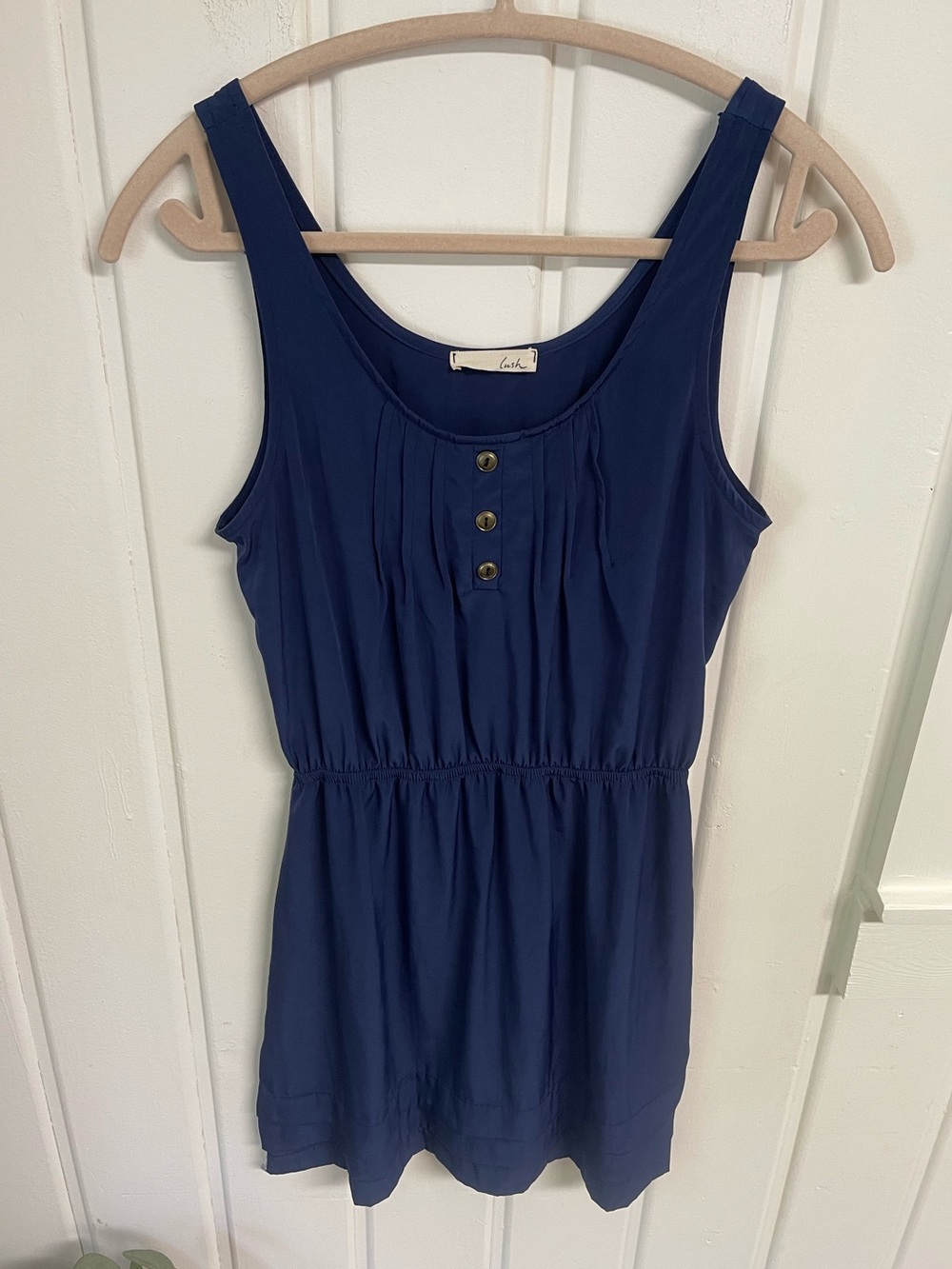 Lush Casual Navy Mini Dress